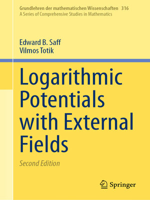 cover image of Logarithmic Potentials with External Fields